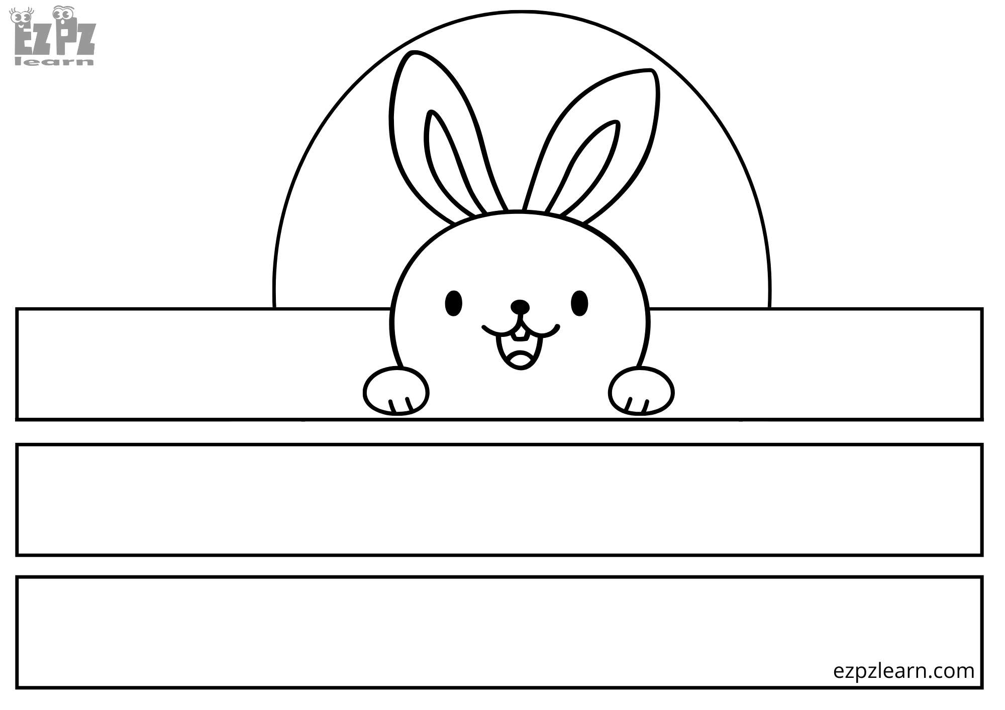 Lunar New Year Headband Rabbit Free PDF Download